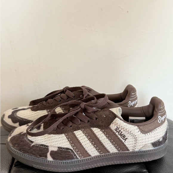 adidas Shoes - Adidas Samba Brown and White Sneakers